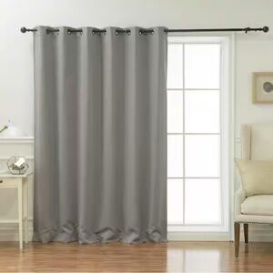 Curtain 80”x84” Gray Blackout Curtain - for large door/window (I have multiple)